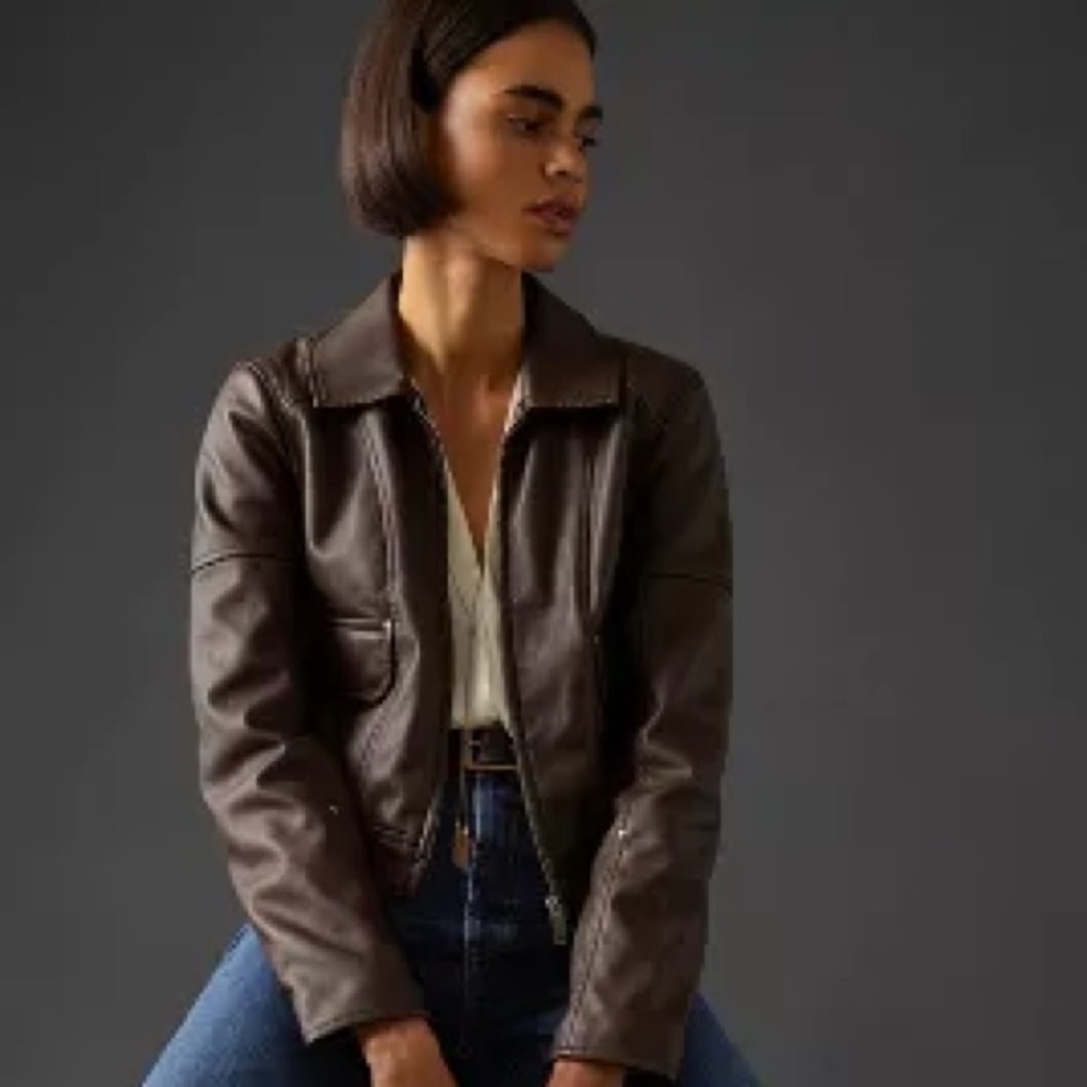 NWT! Pilcro Shrunken Trucker jacket